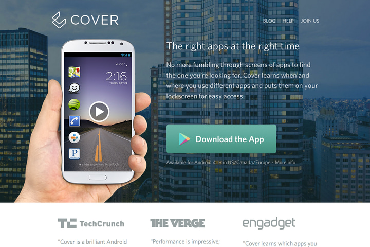 Cover website preview