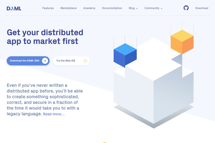 DAML website preview