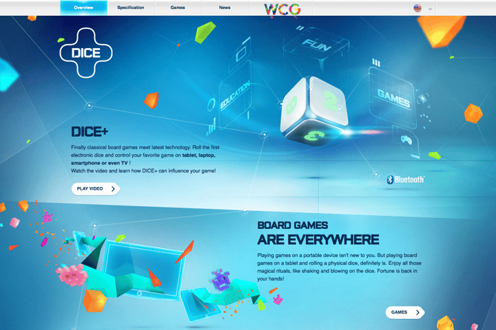 DICE+ website preview