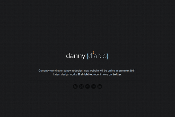 DannyDiablo website preview