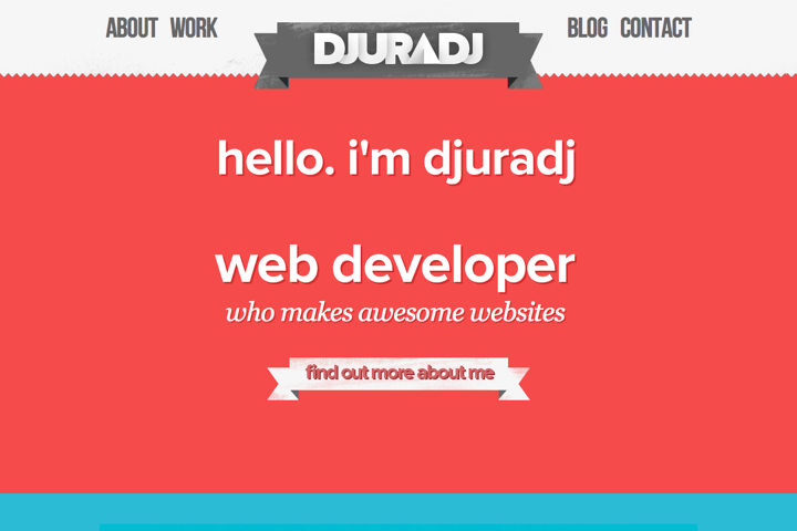 Djuradj website preview