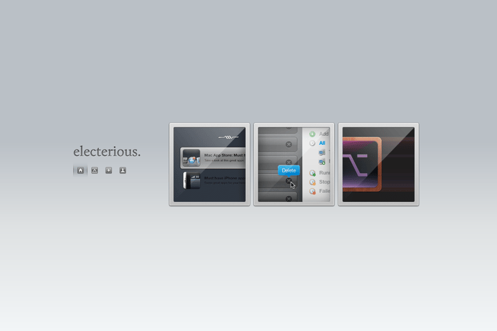 Electerious website preview
