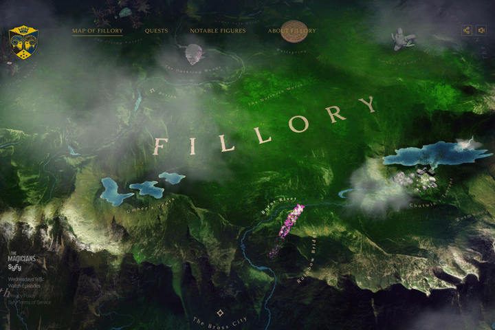 Fillory website preview
