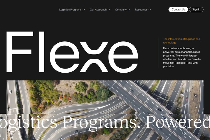 Flexe website preview