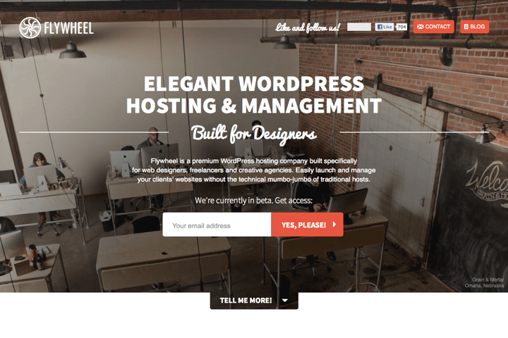 Flywheel website preview