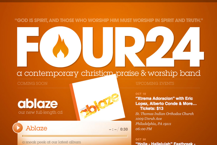 Four24 website preview