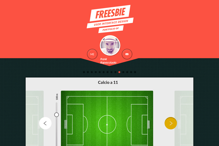 Freesbie website preview