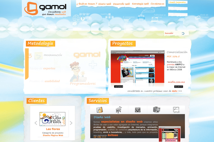 Gamol website preview