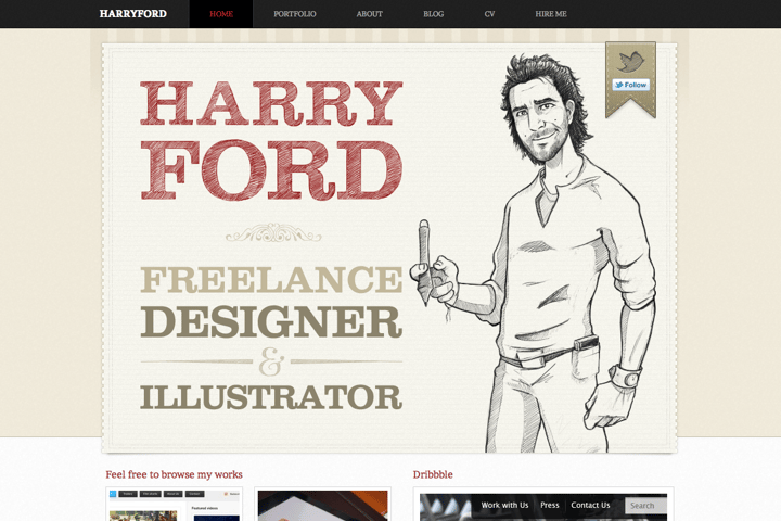 HarryFord website preview