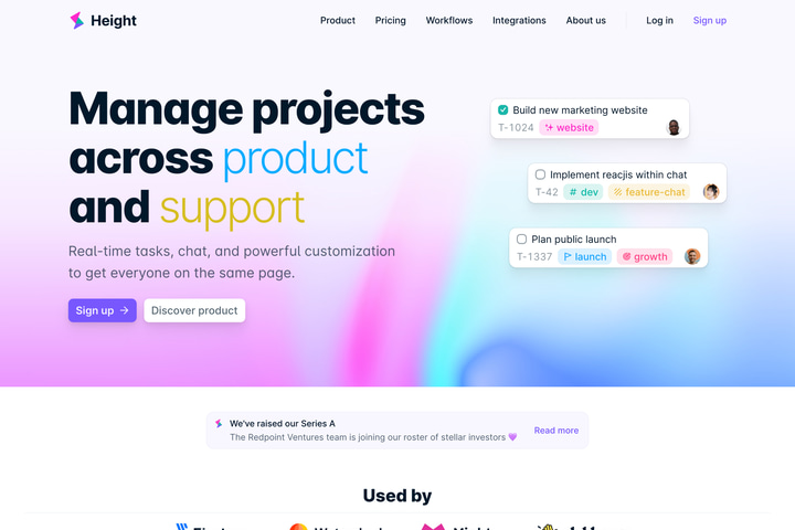 Height website preview