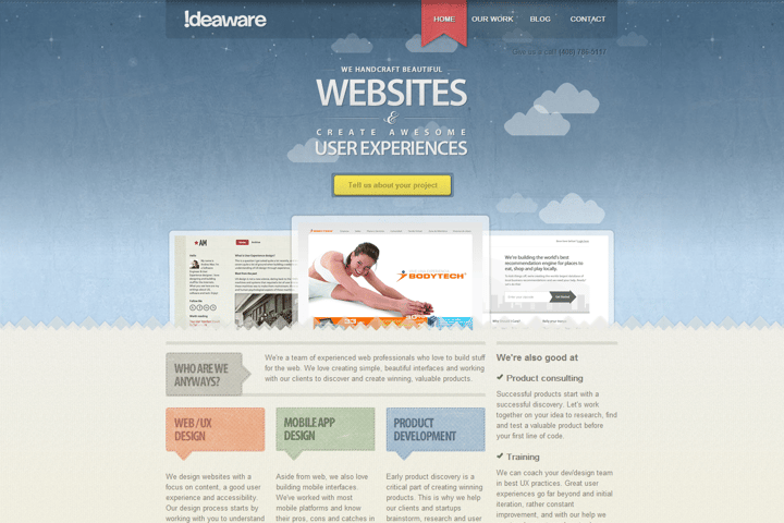 Ideaware website preview