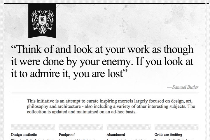 Inspire website preview