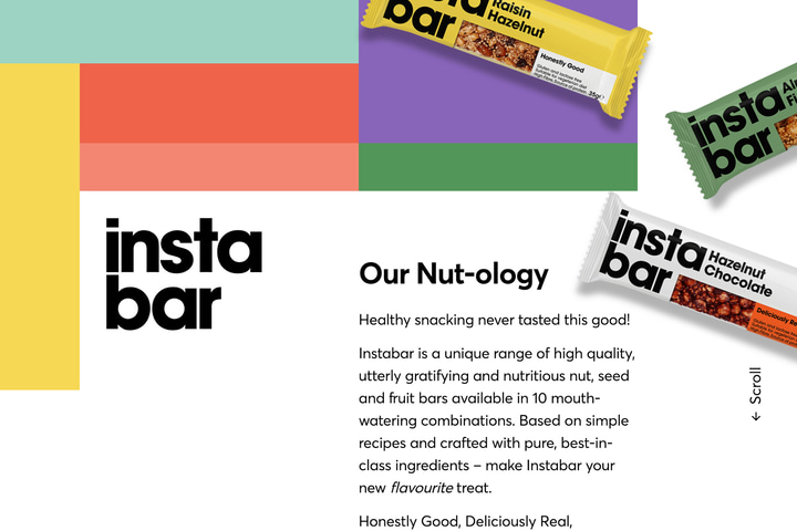Instabar website preview