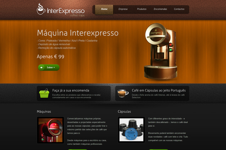 Interexpresso website preview