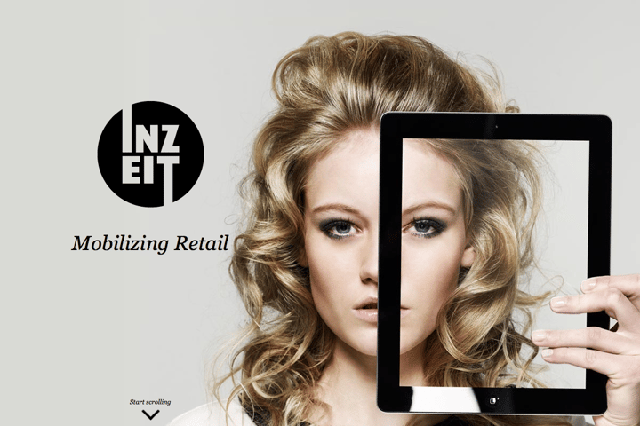 Inzeit website preview