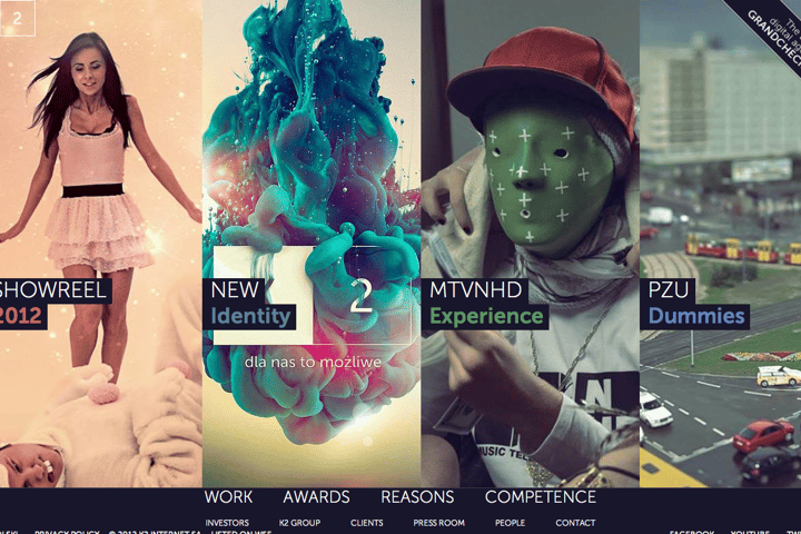 K2 website preview