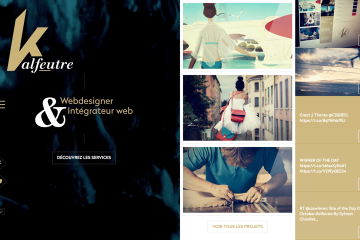 Kalfeutre website preview