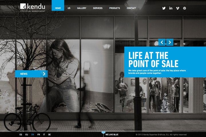 Kendu website preview
