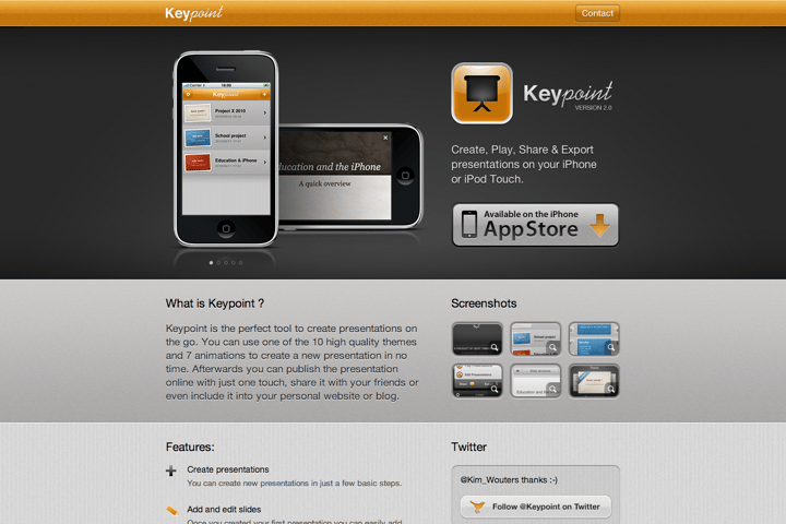Keypoint website preview