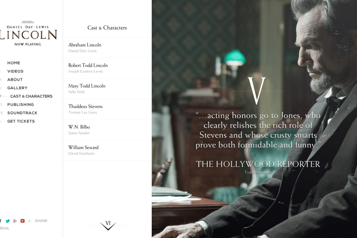 Lincoln website preview
