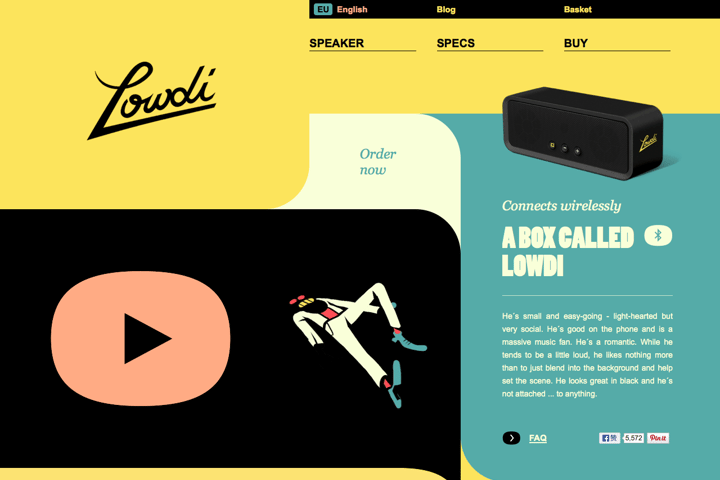 Lowdi website preview