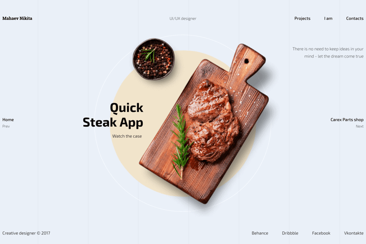 Mahaev website preview
