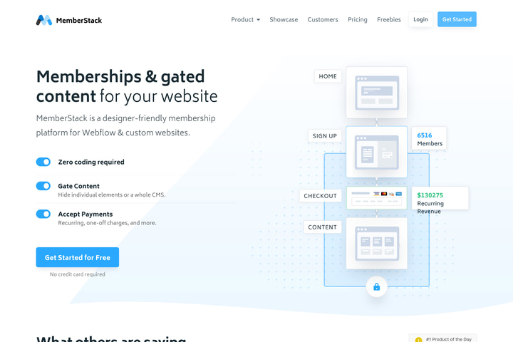 MemberStack website preview