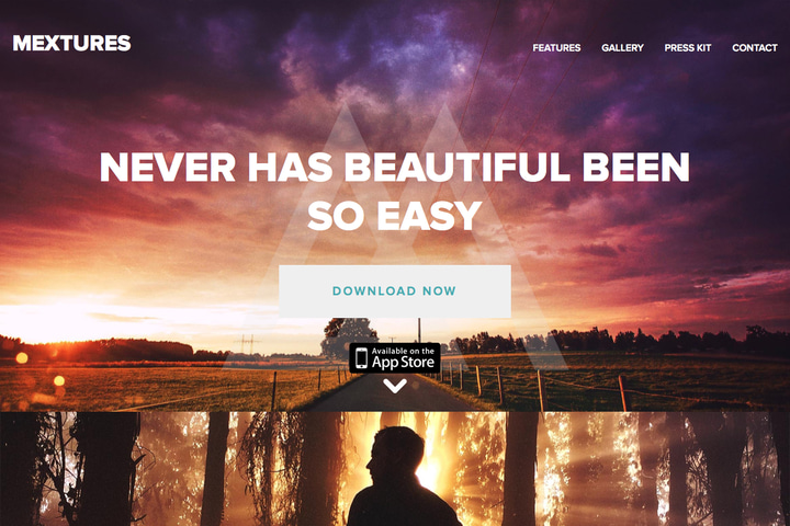 Mextures website preview