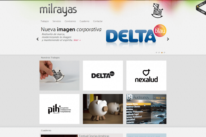 Milrayas website preview