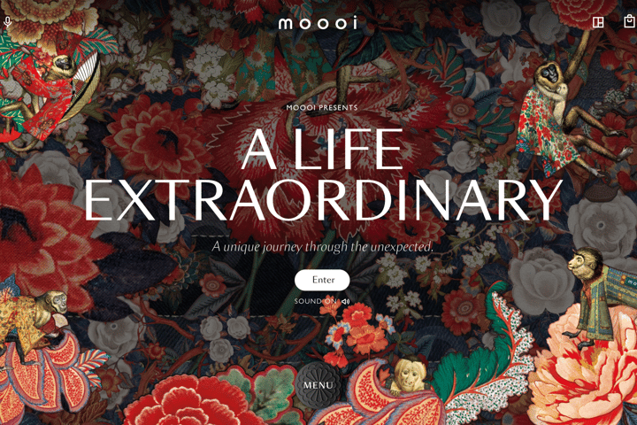 Moooi website preview