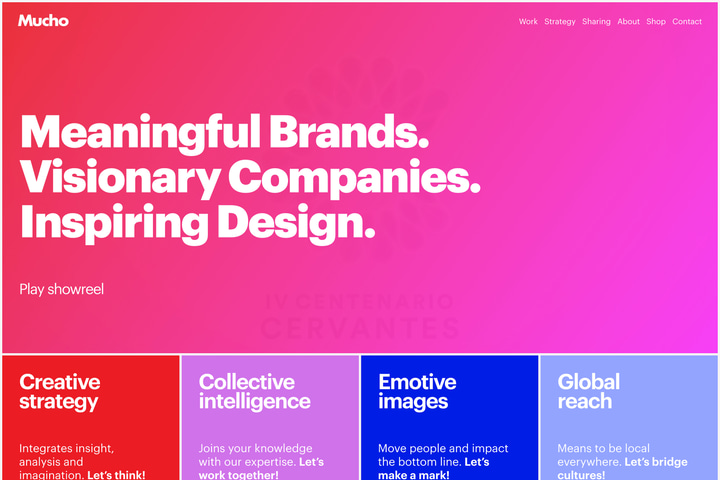 Mucho website preview