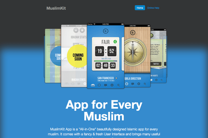 MuslimKit website preview