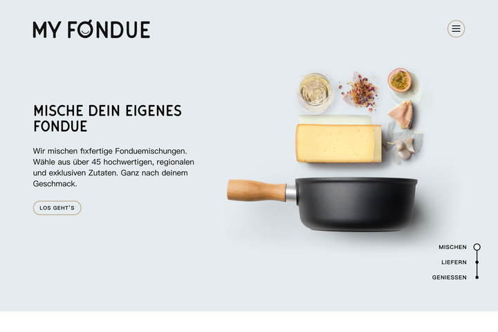 MyFondue website preview