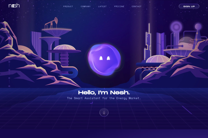Nesh website preview