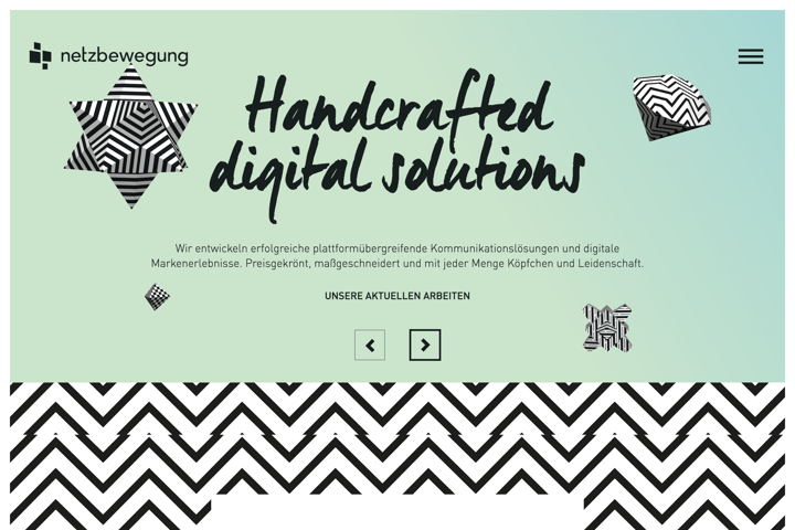 Netzbewegung website preview