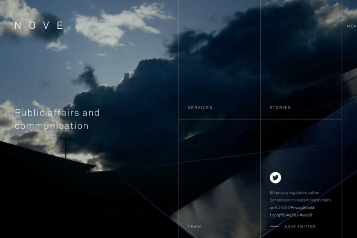 Nove website preview