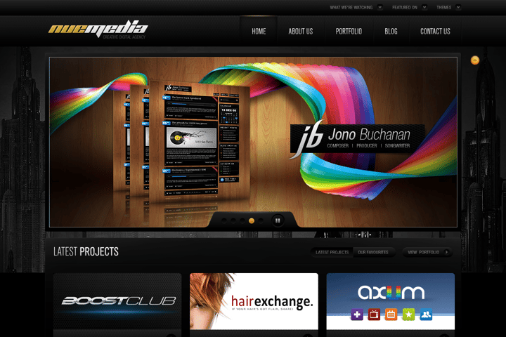NueMedia website preview