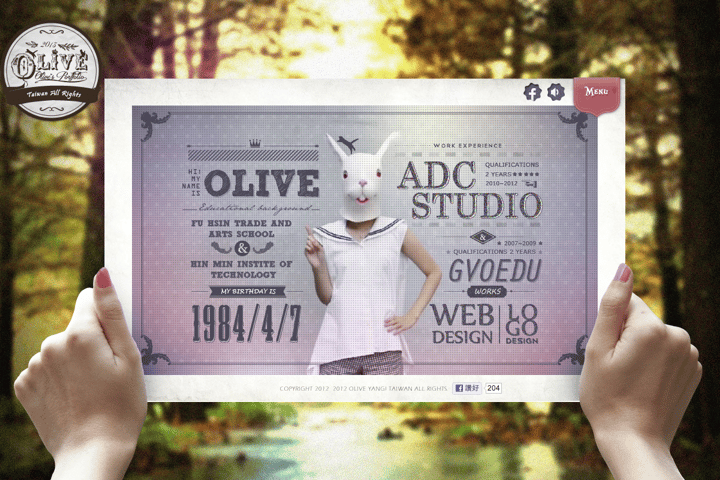 Olive website preview