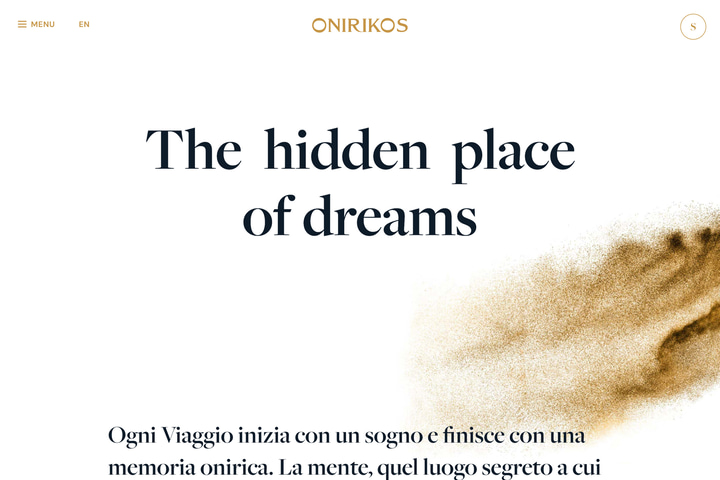 Onirikos website preview