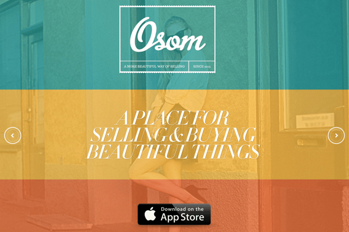 Osom website preview