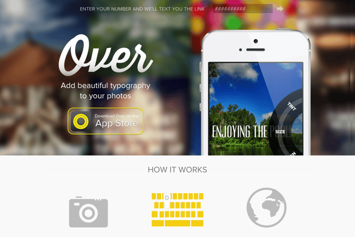 Over website preview