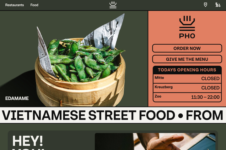 PHO-Noodlebar website preview