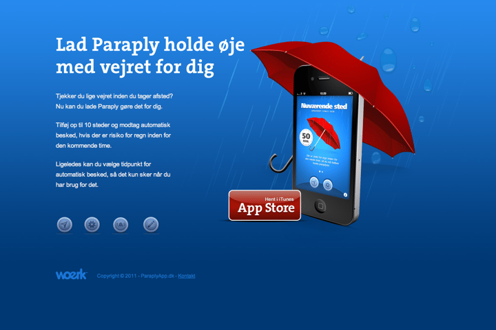 Paraply website preview