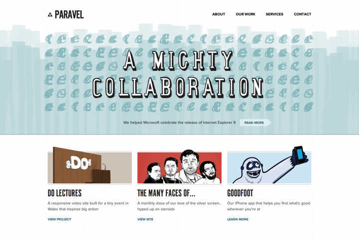 Paravel website preview