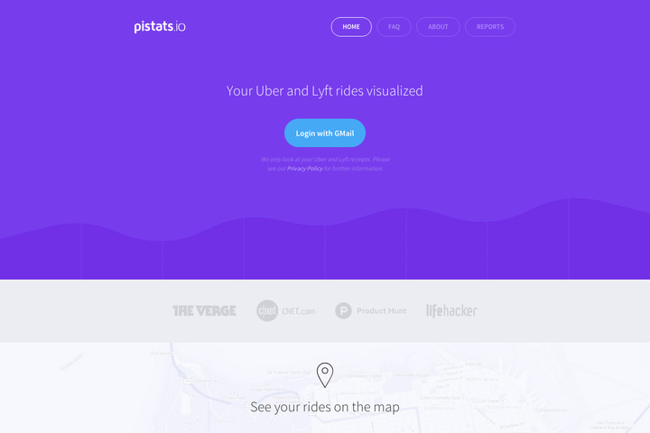 Pistats.io website preview