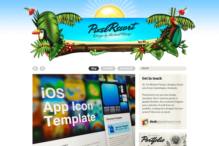 Pixelresort website preview