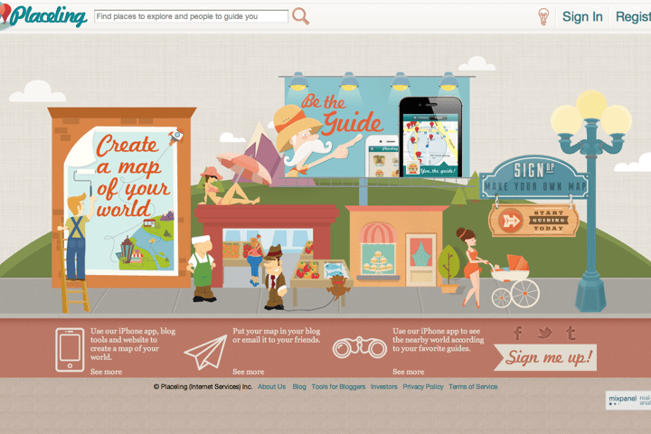 Placeling website preview