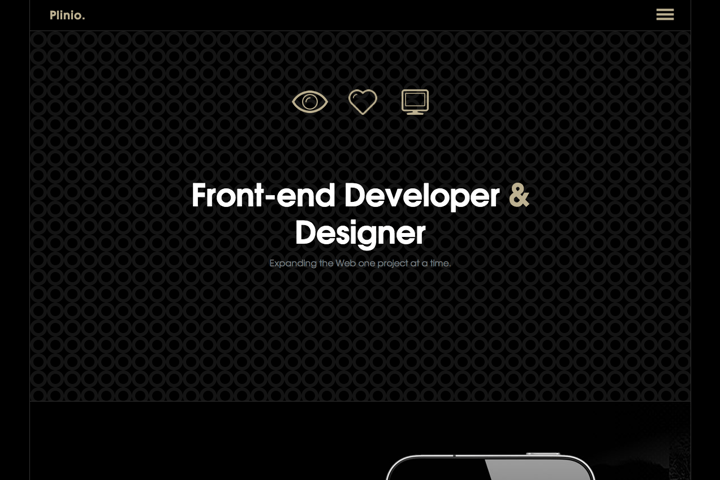 Plinio website preview
