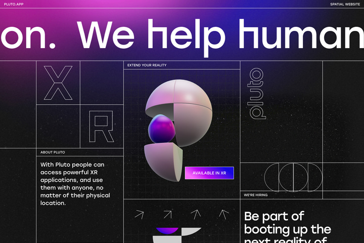 Pluto website preview