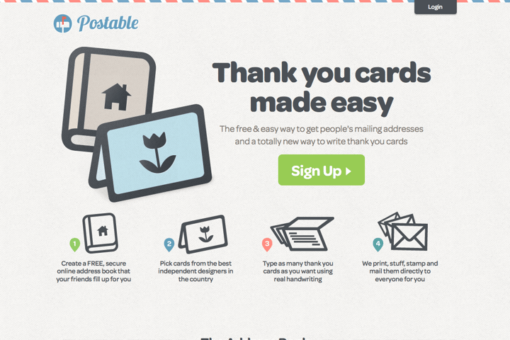 Postable website preview